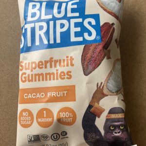 Blue Stripes Cacao Fruit Gummies